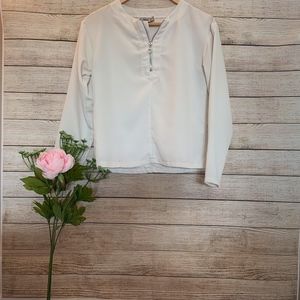 ASOS Shirt with Ring Zipper